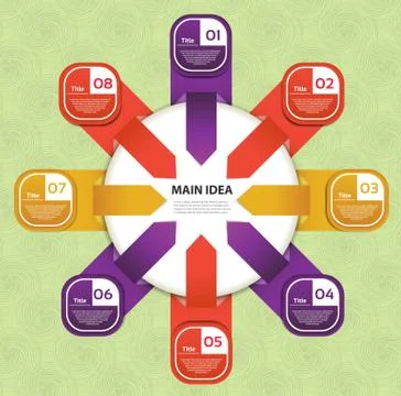 Vector Progress Background. Product Choice or Version. eps 10 Stock Illustration