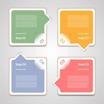 Vector Progress Background. Product Choice or Version. eps 10 Stock Illustration