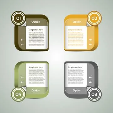 Vector Progress Background. Product Choice or Version. eps 10 Stock Illustration