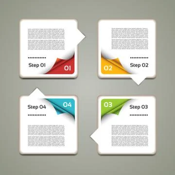 Vector Progress Background. Product Choice or Version. eps 10 Stock Illustration