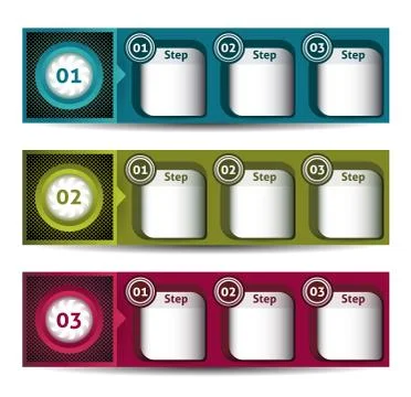 Vector Progress Background. Product Choice or Version. eps 10 Stock Illustration