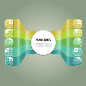 Vector Progress Background. Product Choice or Version. eps 10 Stock Illustration