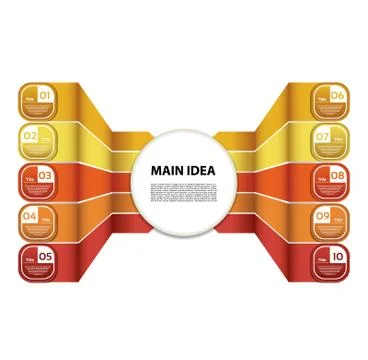 Vector Progress Background / Product Choice or Version. eps 10 Stock Illustration