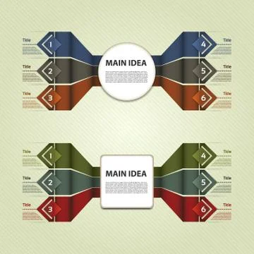 Vector Progress Background. Product Choice or Version. eps 10 Stock Illustration