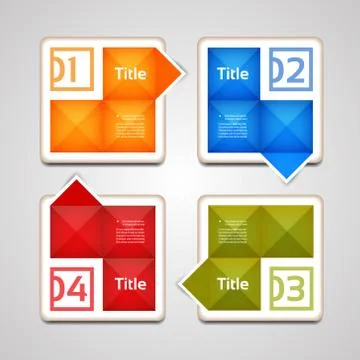 Vector Progress Background. Product Choice or Version. eps 10 Stock Illustration