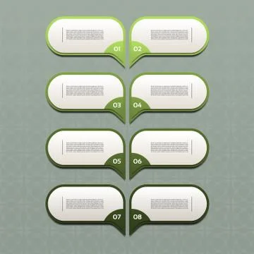 Vector Progress Background / Product Choice or Version. eps 10 Stock Illustration