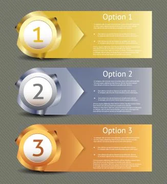 Vector Progress Background / Product Choice or Version. eps 10 Stock Illustration