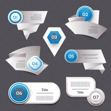 Vector Progress Background / Product Choice or Version. eps 10 Stock Illustration