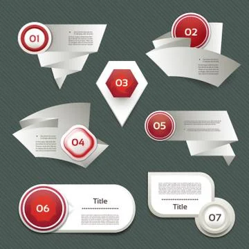 Vector Progress Background / Product Choice or Version. eps 10 Stock Illustration