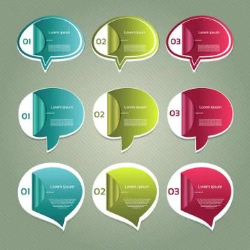 Vector Progress Background / Product Choice or Version. eps 10 Stock Illustration