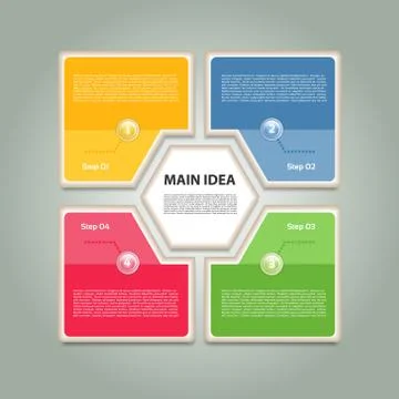 Vector Progress Background / Product Choice or Version. eps 10 Stock Illustration