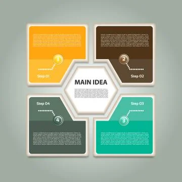 Vector Progress Background / Product Choice or Version. eps 10 Stock Illustration