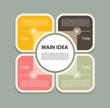 Vector Progress Background / Product Choice or Version Stock Illustration