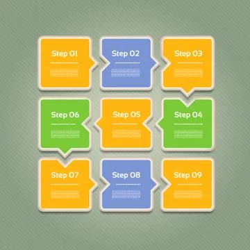 Vector Progress Background / Product choice or Version. eps 10 Stock Illustration