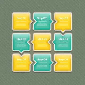 Vector Progress Background / Product choice or Version. eps 10 Stock Illustration