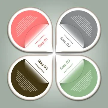 Vector Progress Background / Product choice or Version. eps 10 Stock Illustration