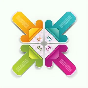 Vector Progress Background / Product Choice or Version. eps 10 Stock Illustration