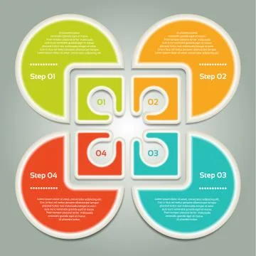 Vector Progress Background / Product Choice or Version. eps 10 Illustrazione stock