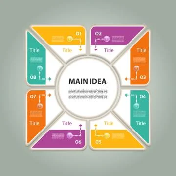 Vector Progress Background / Product choice or Version. eps 10 Stock Illustration