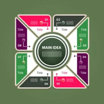 Vector Progress Background / Product Choice or Version. eps 10 Stock Illustration