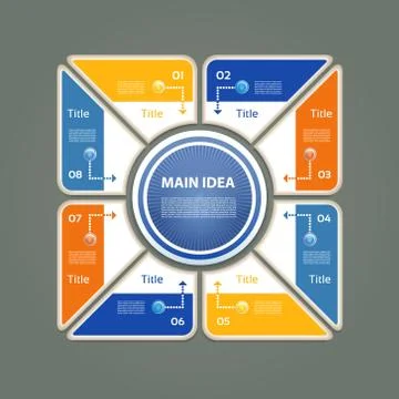 Vector Progress Background / Product choice or Version. eps 10 Stock Illustration