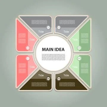 Vector Progress Background / Product Choice or Version. eps 10 Stock Illustration