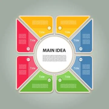 Vector Progress Background / Product Choice or Version. eps 10 Illustrazione stock