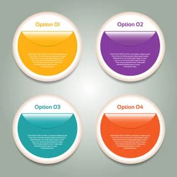 Vector Progress Background / Product Choice or Version. eps 10 Stock Illustration