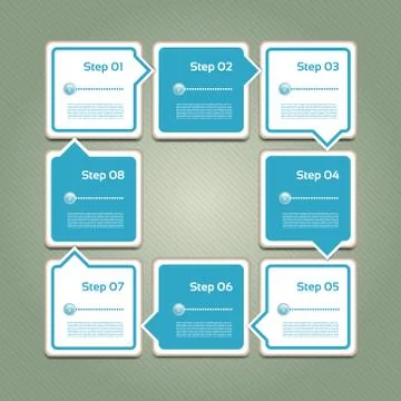 Vector Progress Background / Product Choice or Version. eps 10 Stock Illustration