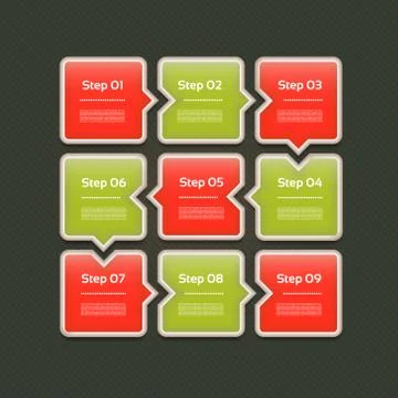 Vector Progress Background / Product choice or Version. eps 10 Stock Illustration