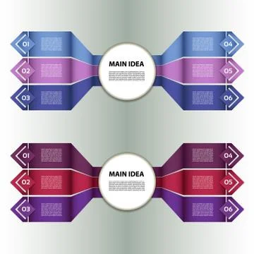 Vector Progress Background / Product choice or Version. eps 10 Stock Illustration