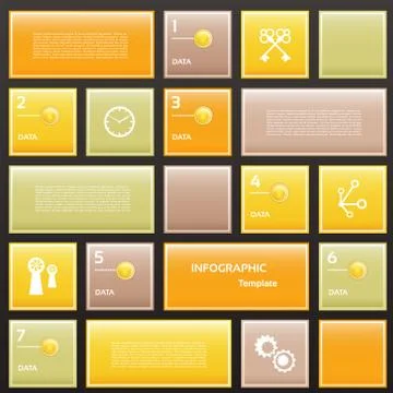 Vector Progress Background / Product Choice or Version. eps 10 Illustrazione stock