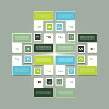 Vector Progress Background / Product Choice or Version. eps 10 Stock Illustration