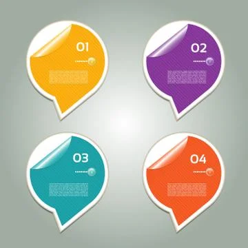 Vector Progress Background / Product Choice or Version. eps 10 Stock Illustration