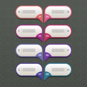 Vector Progress Background / Product Choice or Version. eps 10 Stock Illustration