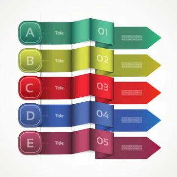 Vector Progress Background / Product Choice or Version. eps 10 Illustrazione stock