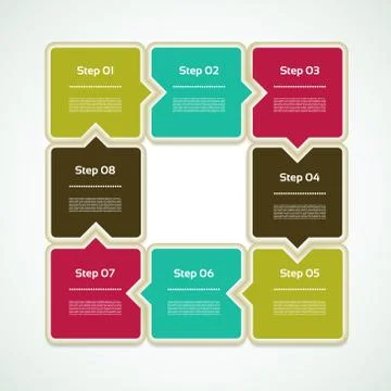 Vector Progress Background / Product choice or Version. eps 10 Stock Illustration