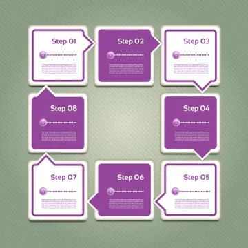 Vector Progress background / product choice or version Stock Illustration