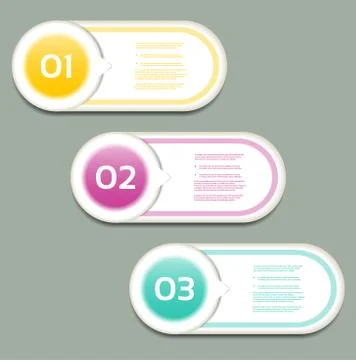 Vector Progress Background / Product Choice or Version. eps 10 Stock Illustration