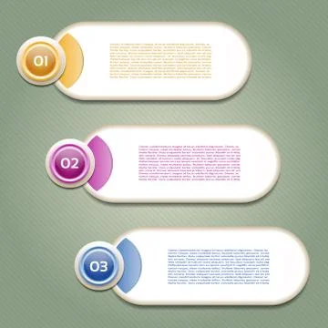 Vector Progress Background / Product Choice or Version. eps 10 Stock Illustration