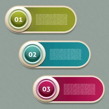 Vector Progress Background / Product Choice or Version. eps 10 Stock Illustration