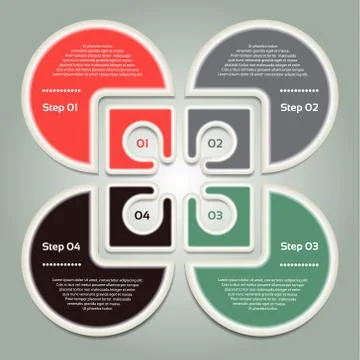 Vector Progress Background / Product Choice or Version. eps 10 Stock Illustration