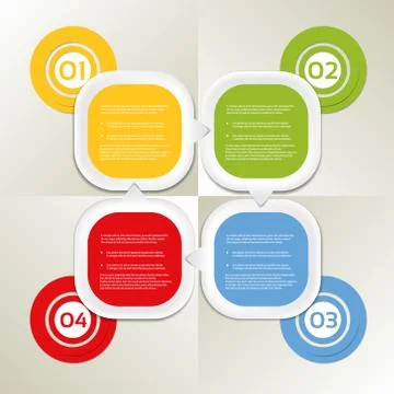 Vector Progress Background / Product choice or Version. eps 10 Stock Illustration