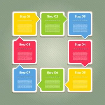 Vector Progress Background / Product choice or version. eps 10 Stock Illustration