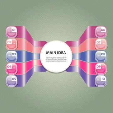 Vector Progress background / product choice or version Stock Illustration