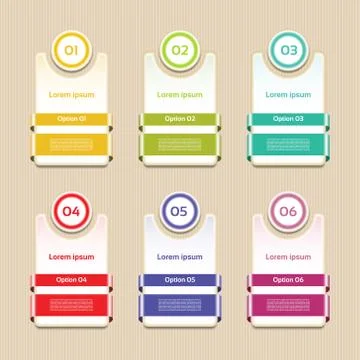 Vector Progress Background / Product choice or Version. eps 10 Stock Illustration