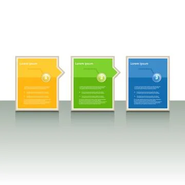 Vector Progress Background / Product Choice or Version. eps 10 Stock Illustration