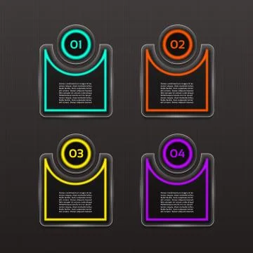 Vector Progress Background / Product Choice or Version. eps 10 Stock Illustration