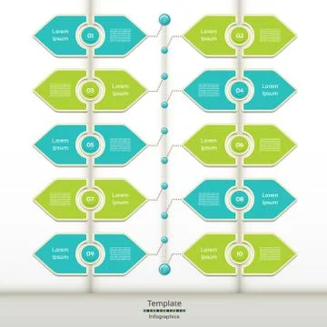 Vector Progress Background / Product Choice or Version. eps 10 Stock Illustration