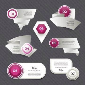 Vector Progress Background / Product Choice or Version. eps 10 Stock Illustration